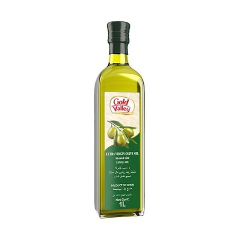 Gold Valley Olive Oil Glass Bottle 12x1L