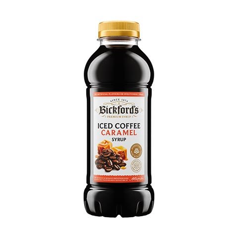 iced-coffee-caramal-syrup