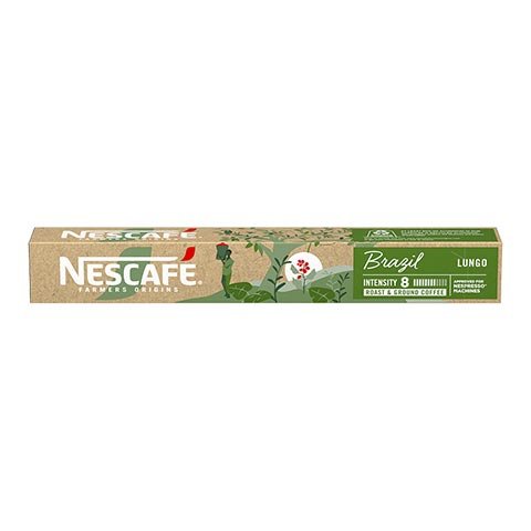 Nescafe Farmer Lungo Brazil Capsules Nespresso