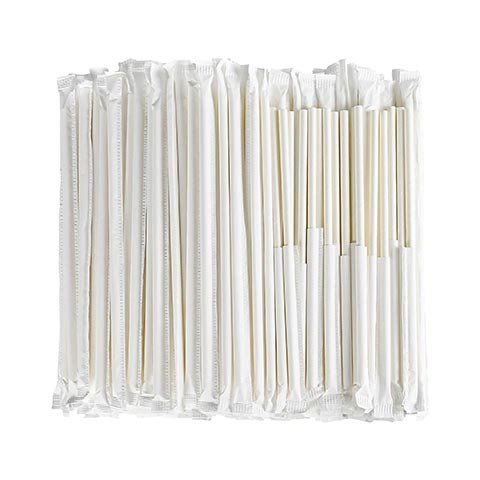 Plastic Straws Individually Wrapped (10,000pcs)
